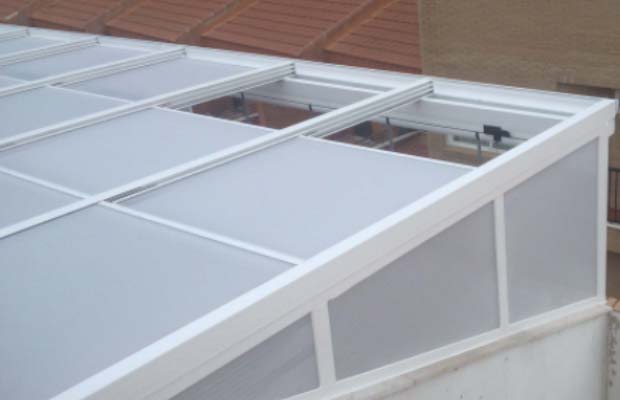 techo movil de policarbonato flexiglass